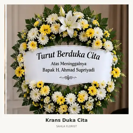 Krans Bunga Duka Summarecon Bekasi